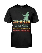 Son-in-law - Fishing - Vintage - You Volunteered Classic T-Shirt front