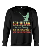 Son-in-law - Fishing - Vintage - You Volunteered Crewneck Sweatshirt tile