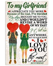 TO MY GIRLFRIEND 16x24 Poster front