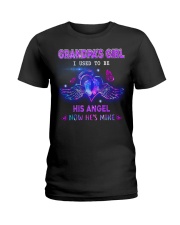 Angel Grandpa - I Used To Be His Angel Now Ladies T-Shirt tile