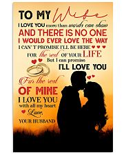 TO MY WIFE - COUPLE - I LOVE YOU 16x24 Poster front