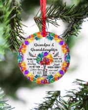Granddaughter - Thanh You For Standing By My Side Circle ornament - single (porcelain) aos-circle-ornament-single-porcelain-lifestyles-07