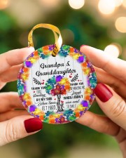 Granddaughter - Thanh You For Standing By My Side Circle ornament - single (porcelain) aos-circle-ornament-single-porcelain-lifestyles-08