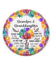 Granddaughter - Thanh You For Standing By My Side Circle ornament - single (porcelain) front