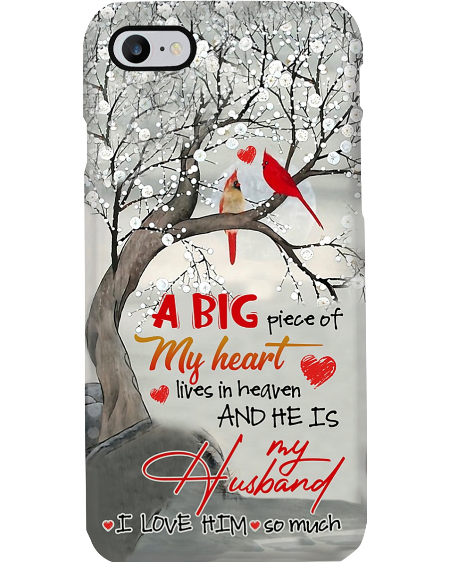 MY ANGEL HUSBAND - CARDINAL - LOVE YOU Phone Case