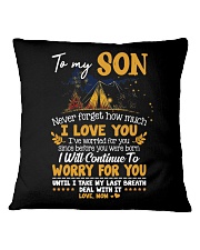 MOM TO SON Square Pillowcase thumbnail