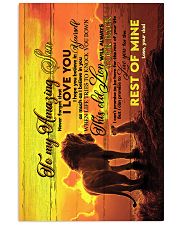 To My Son - Lion Vertical Poster tile