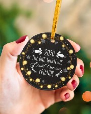 Christmas - Virus Corona - 2020 Circle ornament - single (porcelain) aos-circle-ornament-single-porcelain-lifestyles-09