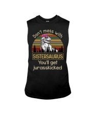 DON'T MESS WITH SISTERSAURUS Sleeveless Tee thumbnail