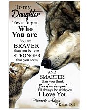 DAD TO DAUGHTER 16x24 Poster front
