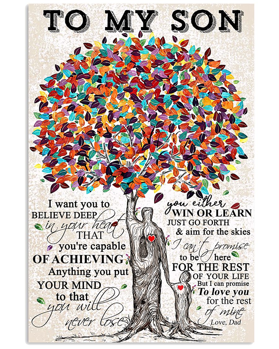 DAD TO SON 16x24 Poster