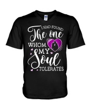 To My Husband - I Had Found The One Whom V-Neck T-Shirt tile