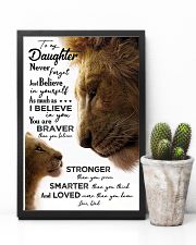 POSTER - TO MY DAUGHTER - LION - JUST BELIEVE 16x24 Poster lifestyle-poster-8