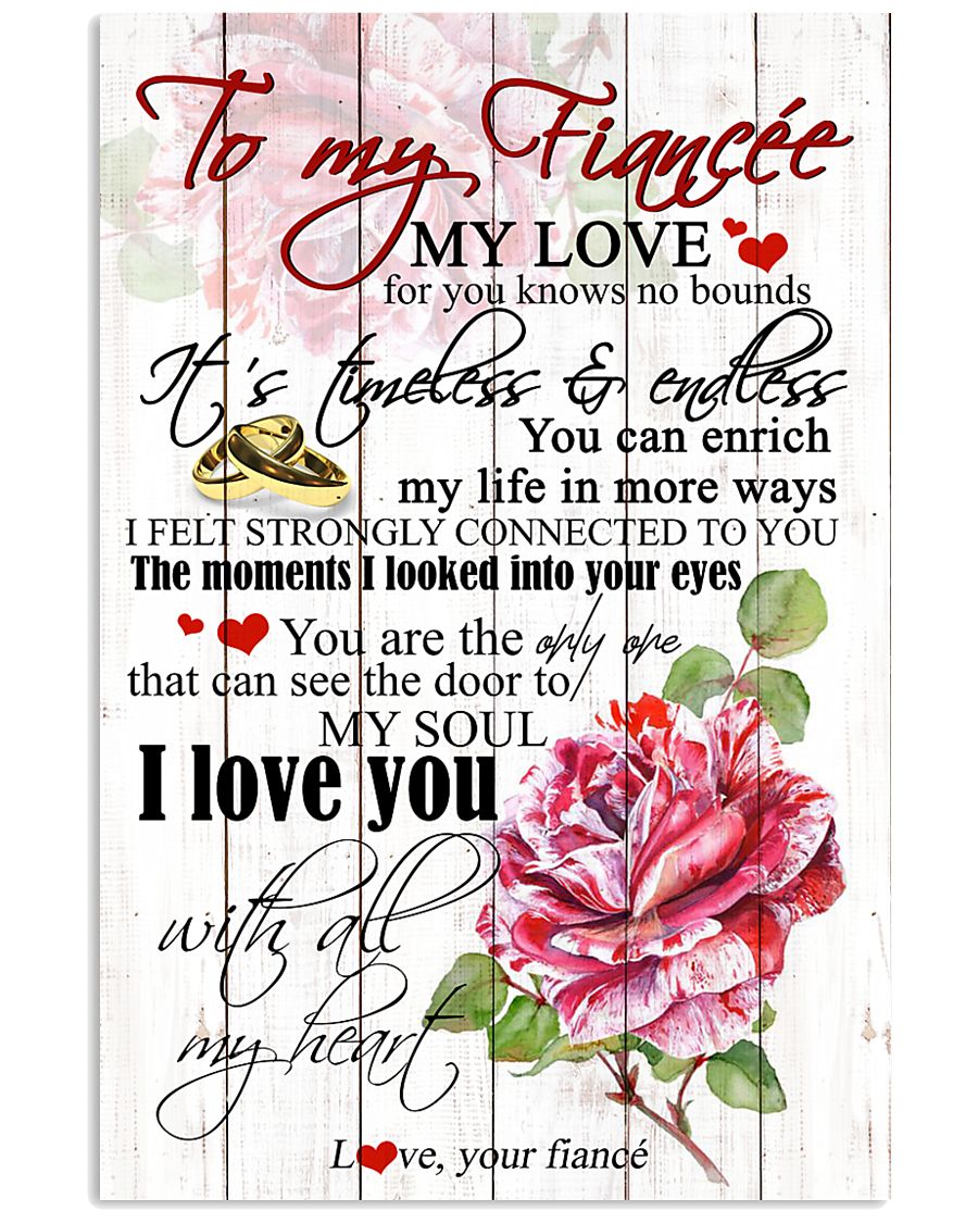 TO MY FIANCEE 16x24 Poster