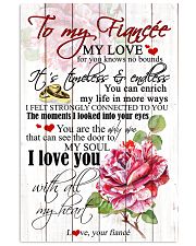 TO MY FIANCEE 16x24 Poster front