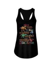 MOMMY - DINOSAUR Ladies Flowy Tank tile