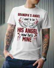 Grandpa's Angel- I Used To Be His Angel Now He's Mine Classic T-Shirt lifestyle-mens-crewneck-front-6
