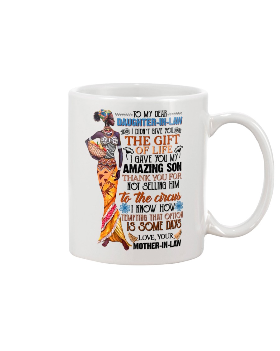 TO MY DAUGHTER-IN-LAW - AFRICAN WOMAN - CIRCUS Mug