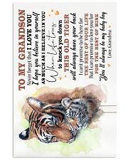 TO MY GRANDSON - I LOVE YOU 16x24 Poster front