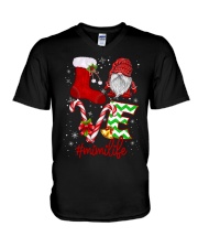 Grandchild to Grandma - Love - T-Shirt V-Neck T-Shirt tile