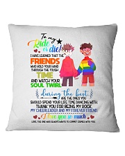 TO MY RIDE OR DIE Square Pillowcase thumbnail