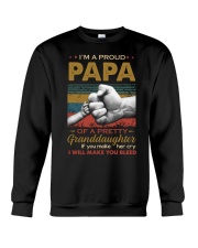 I'M A PROUD PAPA - OF A PRETTY GRANDDAUGHTER Crewneck Sweatshirt thumbnail