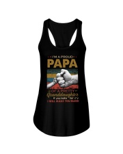I'M A PROUD PAPA - OF A PRETTY GRANDDAUGHTER Ladies Flowy Tank thumbnail