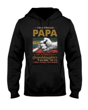 I'M A PROUD PAPA - OF A PRETTY GRANDDAUGHTER Hooded Sweatshirt thumbnail