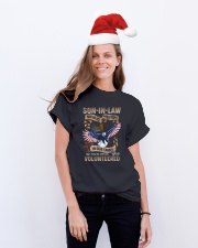 T-SHIRT - SON-IN-LAW - EAGLE - YOU VOLUNTEERED Classic T-Shirt lifestyle-holiday-crewneck-front-1