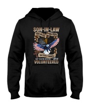 T-SHIRT - SON-IN-LAW - EAGLE - YOU VOLUNTEERED Hooded Sweatshirt tile