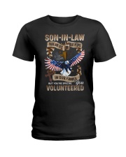 T-SHIRT - SON-IN-LAW - EAGLE - YOU VOLUNTEERED Ladies T-Shirt tile