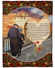 To My Wife - Everytime You Wrap Yourself Up In Large Fleece Blanket - 60" x 80" front
