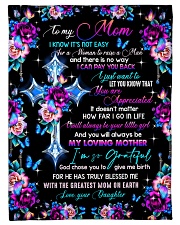 To My Mom - Fleece Blanket Fleece Blanket tile