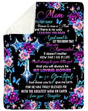 To My Mom - Fleece Blanket Sherpa Fleece Blanket tile