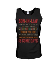 T-SHIRT - SON-IN-LAW - VINTAGE - CIRCUS Unisex Tank tile
