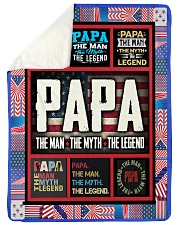 PAPA Large Sherpa Fleece Blanket - 60" x 80" thumbnail