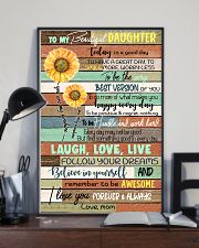 TO DAUGHTER - SUNFLOWER - ALWAYS 16x24 Poster lifestyle-poster-2