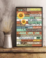 TO DAUGHTER - SUNFLOWER - ALWAYS 16x24 Poster lifestyle-poster-3