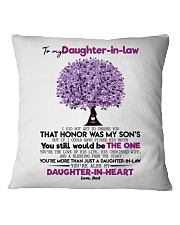 DAD TO DAUGHTER IN LAW Square Pillowcase thumbnail