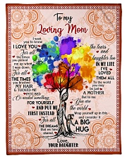 To My Mom - Fleece Blanket Fleece Blanket tile