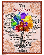 To My Mom - Fleece Blanket Large Fleece Blanket - 60" x 80" front