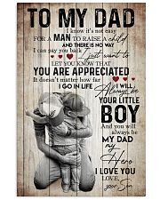 SON TO DAD 16x24 Poster front