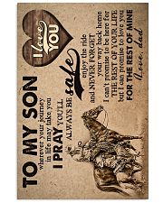 To My Son - Horse Riding - Wherever Your Journey 16x24 Poster front