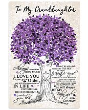 TO MY GRANDDAUGHTER 16x24 Poster front