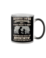 T-SHIRT - DAUGHTER AND DAD - NO MATTER Color Changing Mug tile