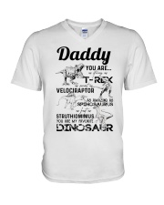 T-SHIRT - ORANGE - FAVORITE DINOSAUR V-Neck T-Shirt tile