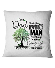 DAUGHTER TO DAD Square Pillowcase thumbnail