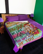 To My Daughter-in-law - Hippie - Gift of Life Large Fleece Blanket - 60" x 80" aos-coral-fleece-blanket-60x80-lifestyle-front-01