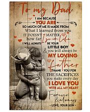 SON TO DAD 16x24 Poster front