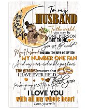 TO MY HUSBAND 16x24 Poster front